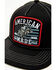 Image #2 - Cowboy Hardware Boys' American Made Ball Cap, Black, hi-res