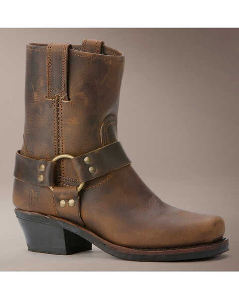 Image #1 - Frye Women's Harness Motorcycle Boots, , hi-res