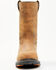 Image #4 - Hawx Men's 11" Industrial Wellington Work Boots - Composite Toe, Brown, hi-res