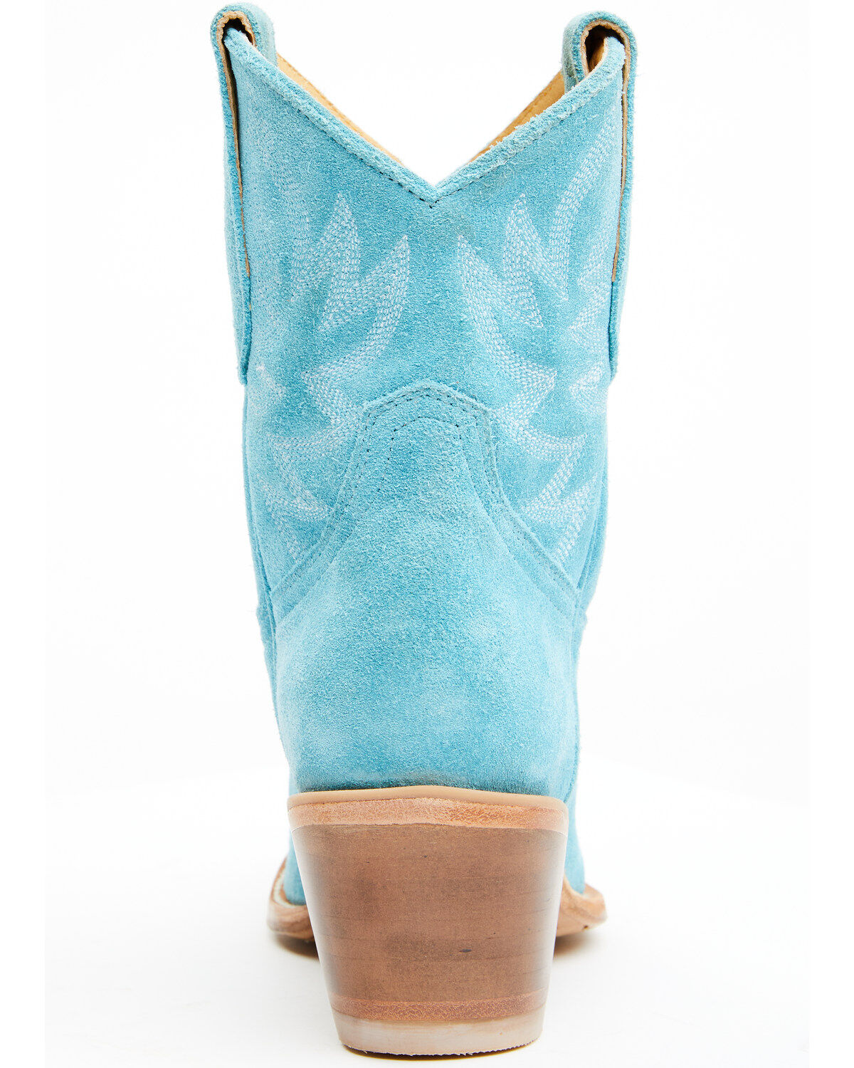 Image #5 - Idyllwind Women's Wheels Suede Fashion Western Booties - Round Toe, Blue, hi-res