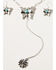 Image #3 - Shyanne Women's Wildflower Bloom Butterfly Concho Jewelry Set - 2 Piece, Silver, hi-res