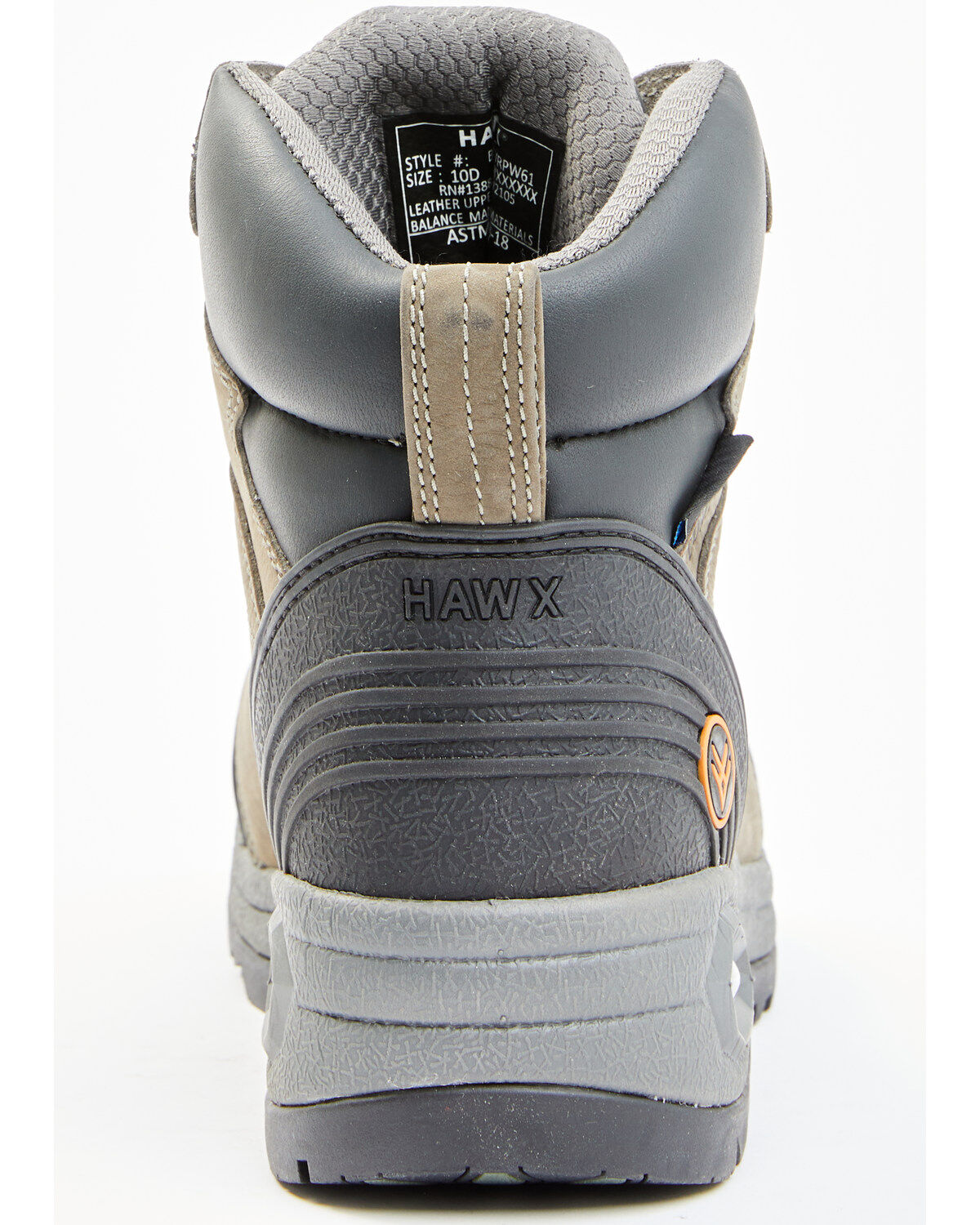 Image #5 - Hawx Men's Lace To Toe Tychee Deep Seated Waterproof Comp Work Boots - Soft Toe, Brown, hi-res