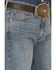 Image #2 - Cinch Women's Tatum Medium Wash High Rise Easy Fit Trouser Jeans, Indigo, hi-res