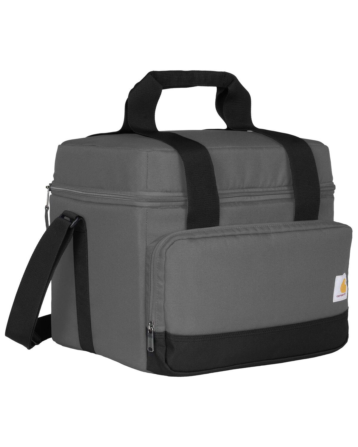 Image #2 - Carhartt Insulated 24 Can Two Compartment Cooler, Charcoal, hi-res