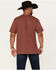 Image #4 - Wrangler Men's Cowboy Short Sleeve Graphic T-Shirt, Burgundy, hi-res