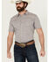 Image #1 - Gibson Men's Gold Cave Plaid Print Short Sleeve Button-Down Western Shirt, Multi, hi-res