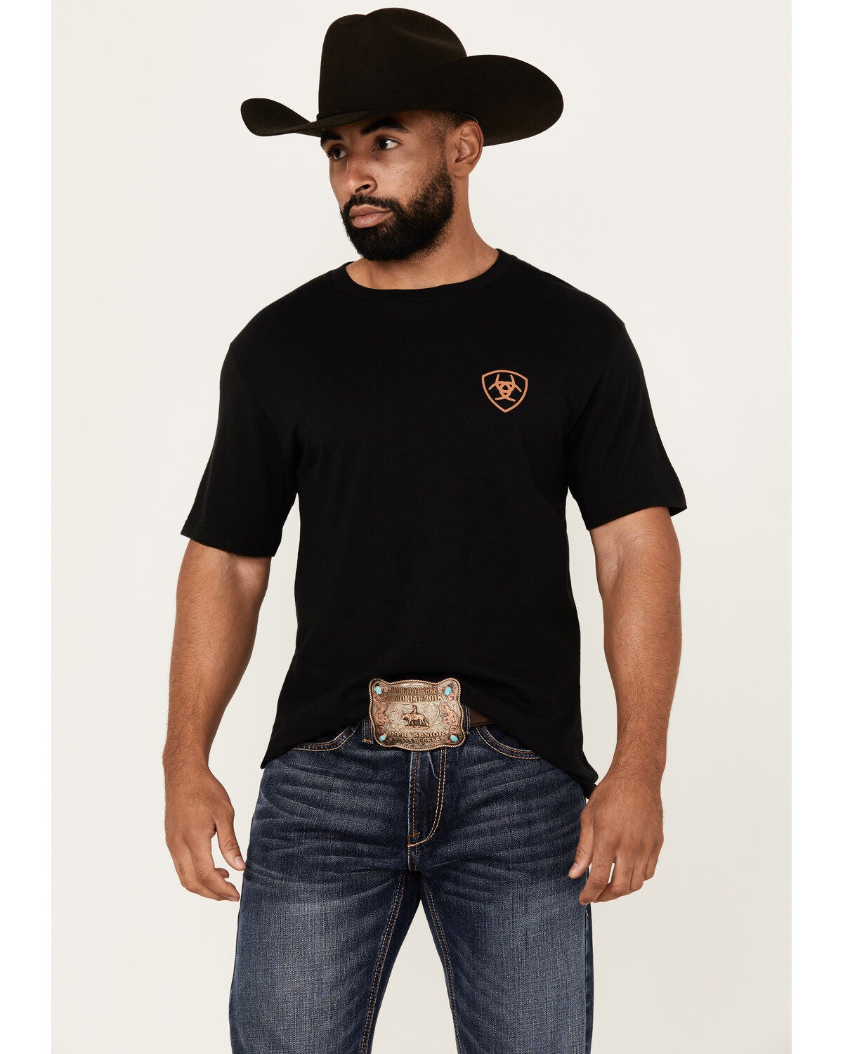 Image #1 - Ariat Men's Eagle Freedom Short Sleeve Graphic T-Shirt, , hi-res
