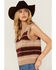 Image #2 - Pendleton Women's Striped Sweater Vest, Tan, hi-res