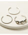 Image #1 - Shyanne Women's Cuff Bracelet Set - 3 Piece, Turquoise, hi-res