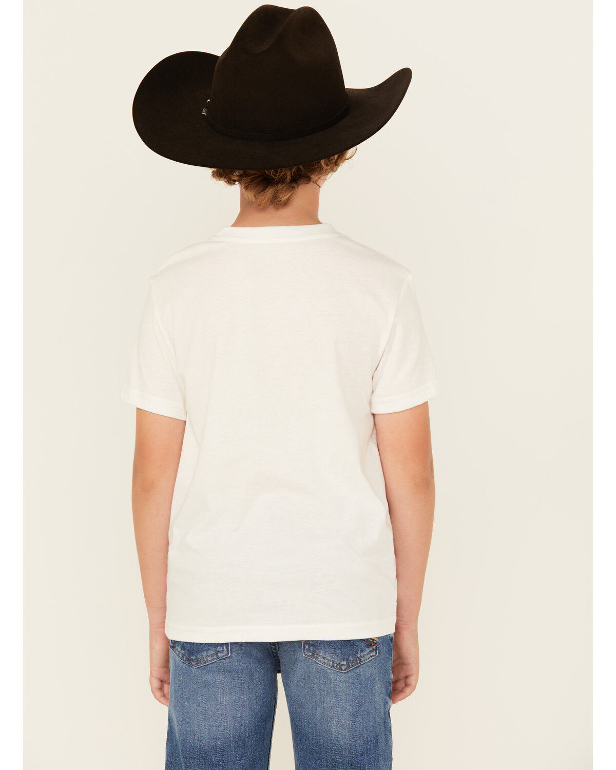 Image #4 - Rock & Roll Denim Boys' Lightning Bolt Short Sleeve Graphic T-Shirt, White, hi-res