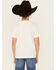 Image #4 - Rock & Roll Denim Boys' Lightning Bolt Short Sleeve Graphic T-Shirt, White, hi-res