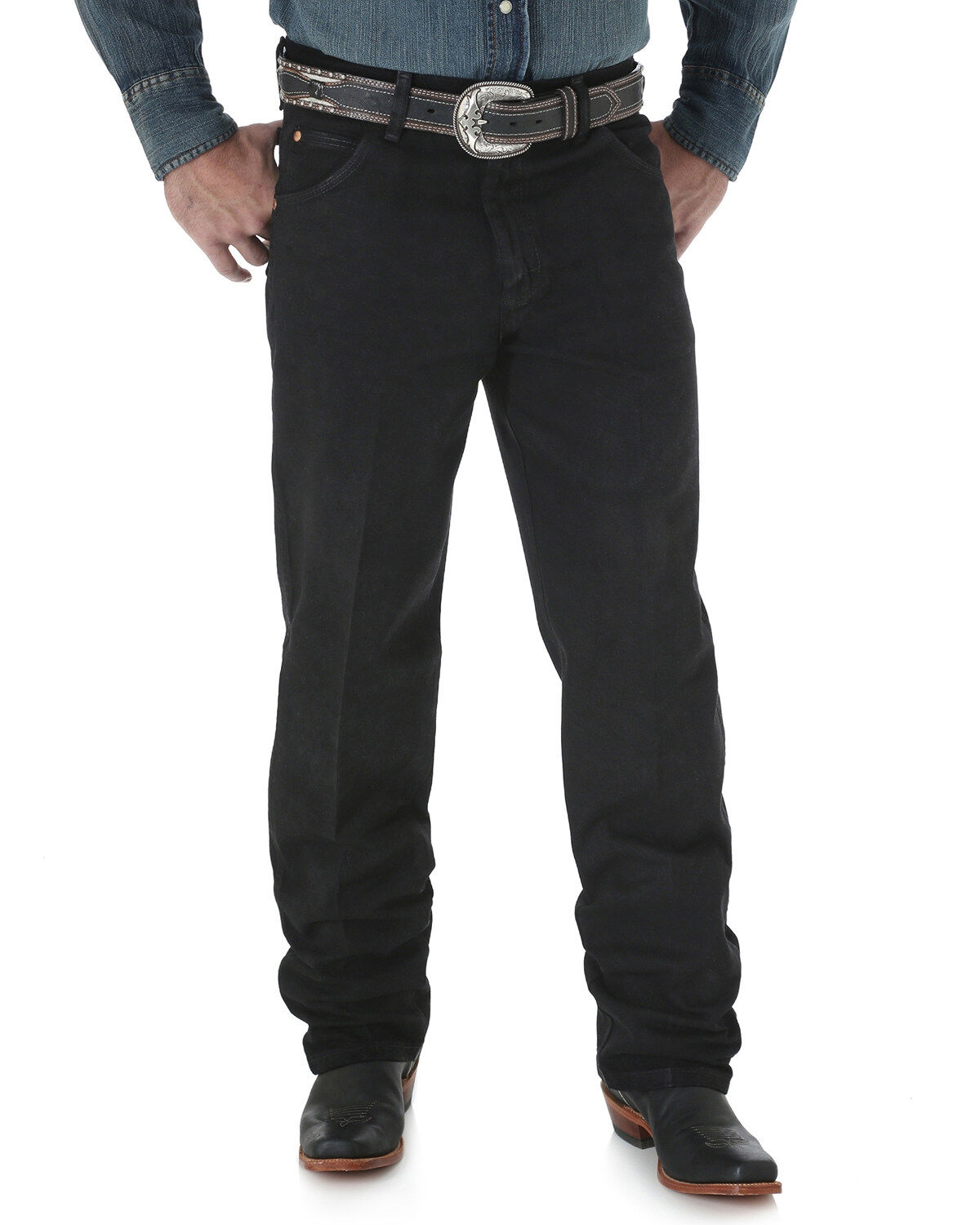 black relaxed fit jeans