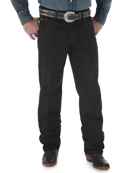 Image #3 - Wrangler Cowboy Cut Relaxed Fit Prewashed Jeans - Shadow Black, , hi-res