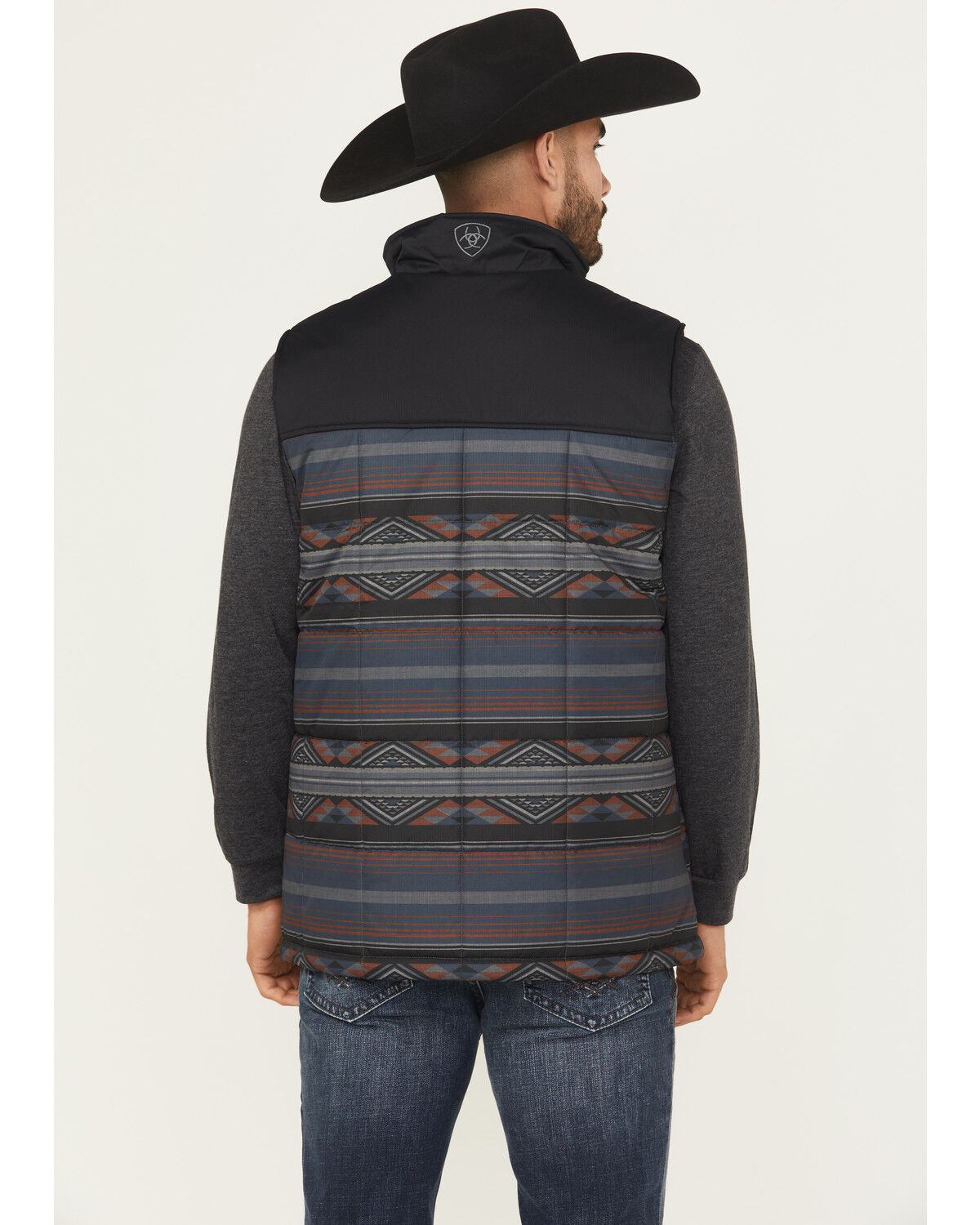 Image #4 - Ariat Men's Crius Concealed Carry Insulated Vest, Dark Blue, hi-res