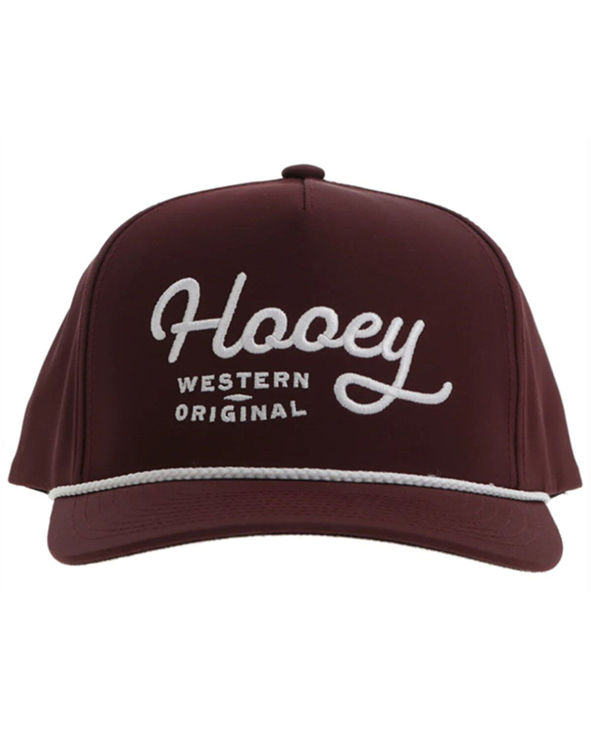 Image #3 - Hooey Men's OG Logo Trucker Cap, Maroon, hi-res