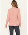 Image #4 - Carhartt Women's Loose Fit Heavyweight Long Sleeve Graphic Work T-Shirt, Rose, hi-res