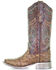 Corral Women's Embroidered Western Boots - Square Toe, Honey, hi-res