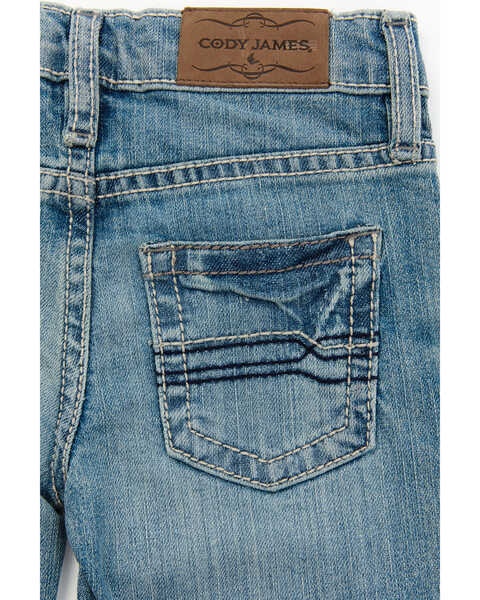 Image #2 - Cody James Boys' Hamshackle Wash Relaxed Bootcut Stretch Denim Jeans, Light Wash, hi-res
