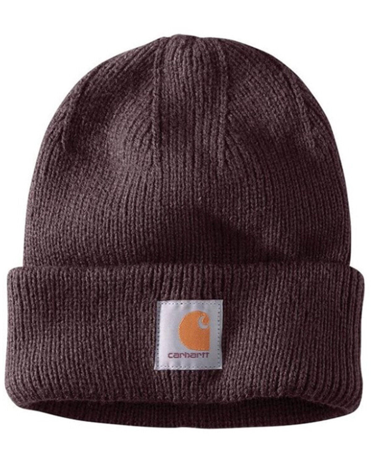 Carhartt Rib Knit Beanie, Purple, hi-res