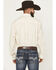 Image #4 - George Strait by Wrangler Men's Geo Print Long Sleeve Button-Down Stretch Western Shirt - Big, White, hi-res