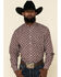 Image #1 - Resistol Men's Red Orchard Geo Print Long Sleeve Western Shirt, Red, hi-res
