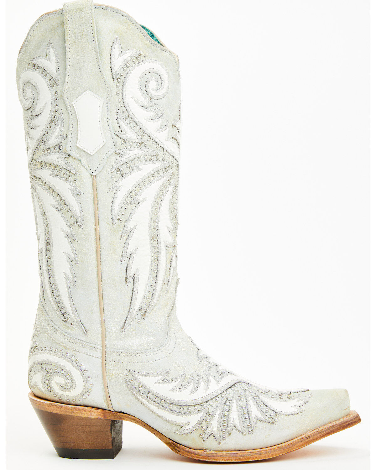 Image #2 - Corral Women's Studded Western Boots - Snip Toe, Sand, hi-res
