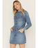 Image #1 - Wrangler Women's Long Sleeve Denim Mini Dress, Blue, hi-res