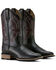 Image #3 - Ariat Women's Olena Performance Western Boots - Broad Square Toe, Black, hi-res