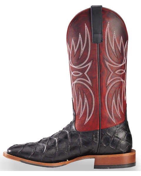Image #3 - Horse Power Men's Red Apple Blackened Filet Of Fish Boots - Square Toe, , hi-res