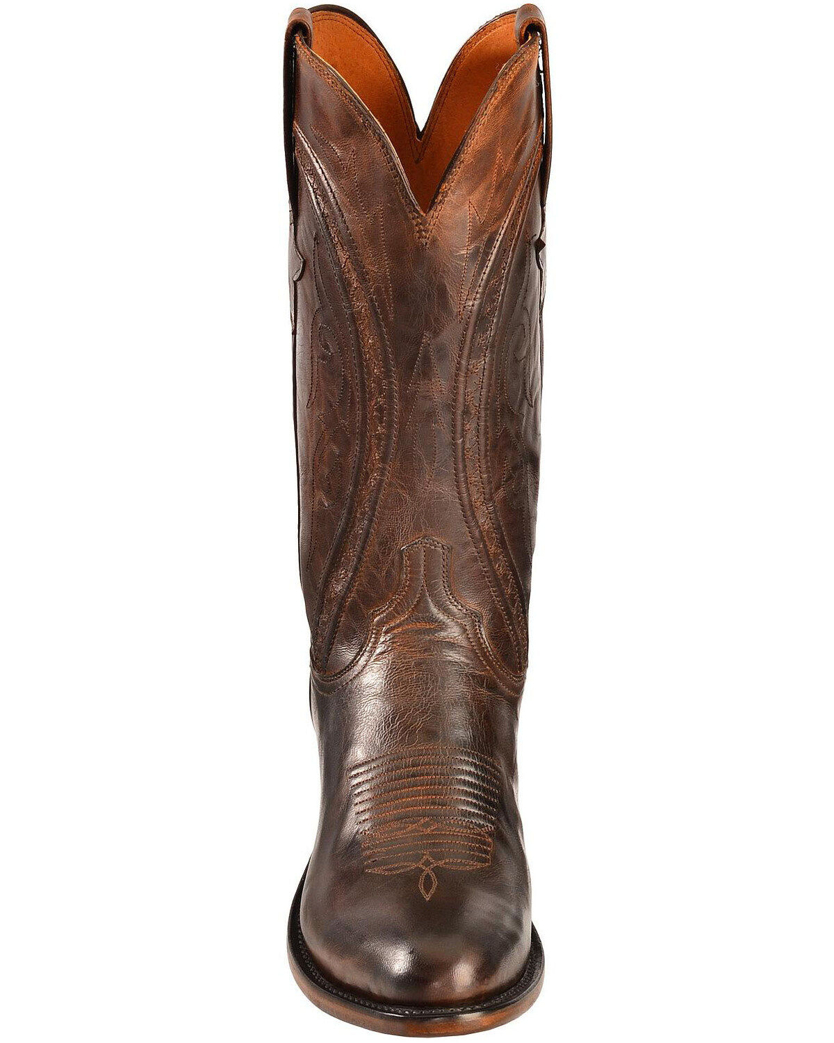 Image #5 - Lucchese Handmade Clint Heirloom Mad Dog Goat Boots- Round Toe, , hi-res