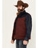 Image #3 - Kimes Ranch Men's Muir Trail Colorblock Quilted Vest, Burgundy, hi-res
