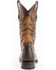 Image #4 - Ferrini Women's Fuego Western Boots - Broad Square Toe, Coffee, hi-res