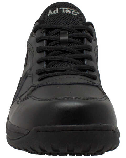 Ad Tec Men's Athletic Uniform Work Shoes - Round Toe, Black, hi-res