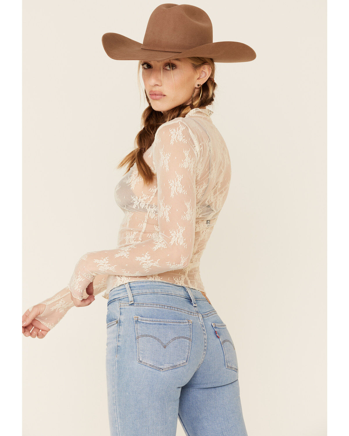Image #4 - Free People Women's Lady Lux Layering Top, Ivory, hi-res