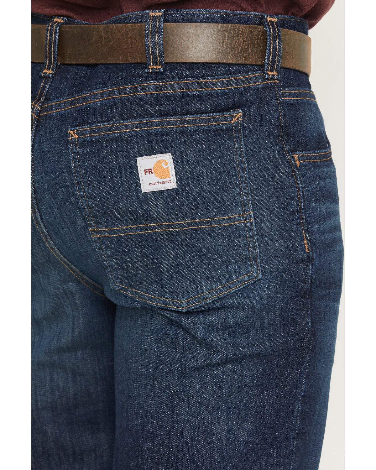 Image #4 - Carhartt Men's FR Rugged Flex® Slim Fit 5 Pocket Jeans, Indigo, hi-res