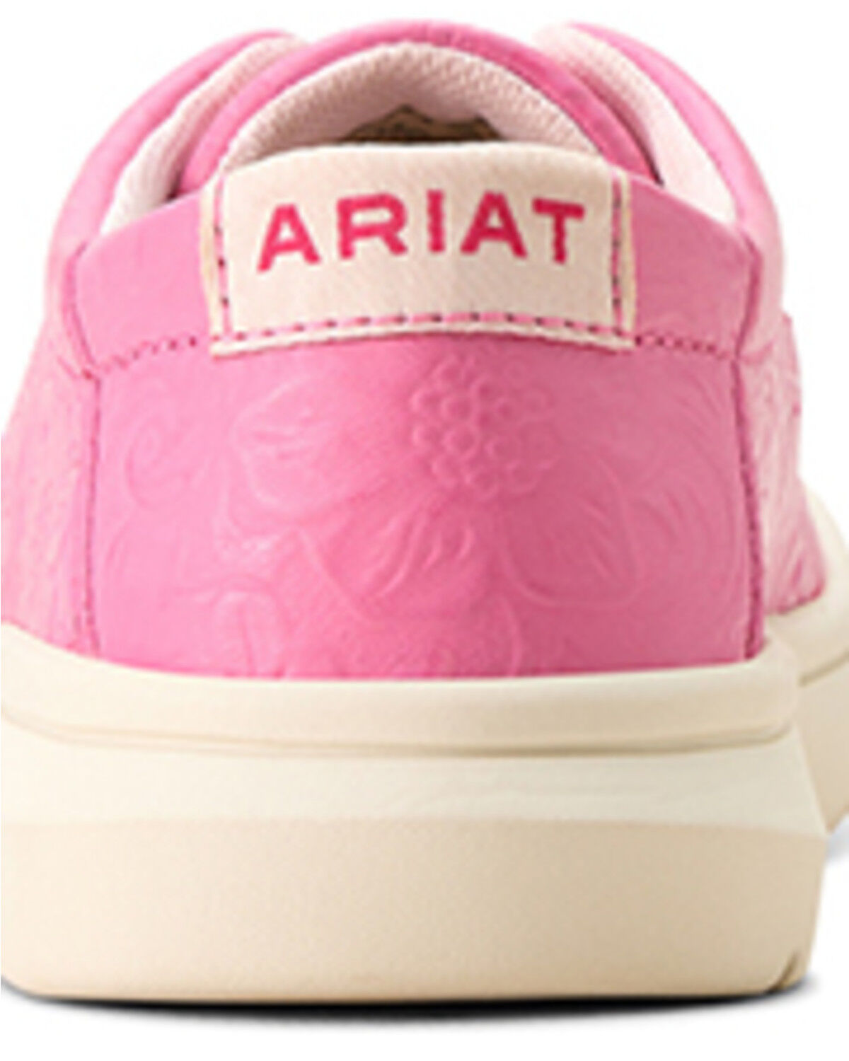 Image #3 - Ariat Girls' Hilo Floral Casual Shoes - Moc Toe, Pink, hi-res
