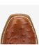Image #5 - Tony Lama Women's Ranchero Exotic Ostrich Western Boots - Square Toe, Cognac, hi-res