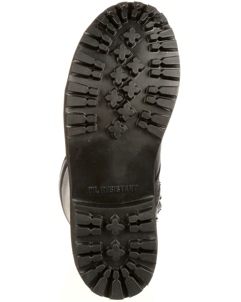 Rocky Women's Side Zipper Work Boots Round Toe Boot Barn