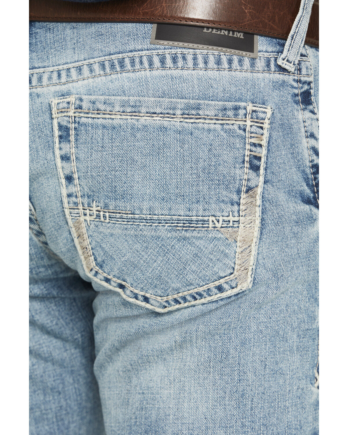 Ariat Men's M7 Rocker Shasta Light Wash Slim Straight Stretch Denim Jeans