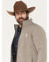 Image #3 - Cowboy Hardware Men's Hecho en Mexico Longhorn Softshell Jacket, Khaki, hi-res