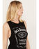 Jack Daniel's Women's Traditional Label Muscle Tank Top , Black, hi-res