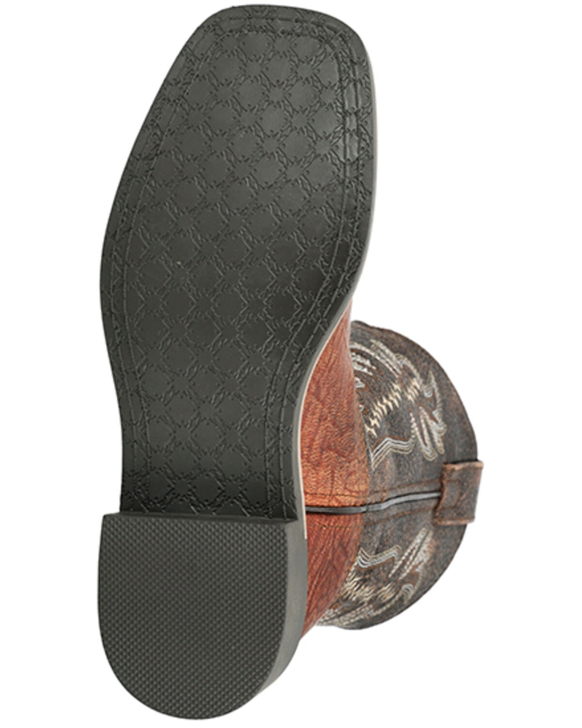 Image #7 - Smoky Mountain Boys' Presley Western Boots - Broad Square Toe, Cognac, hi-res