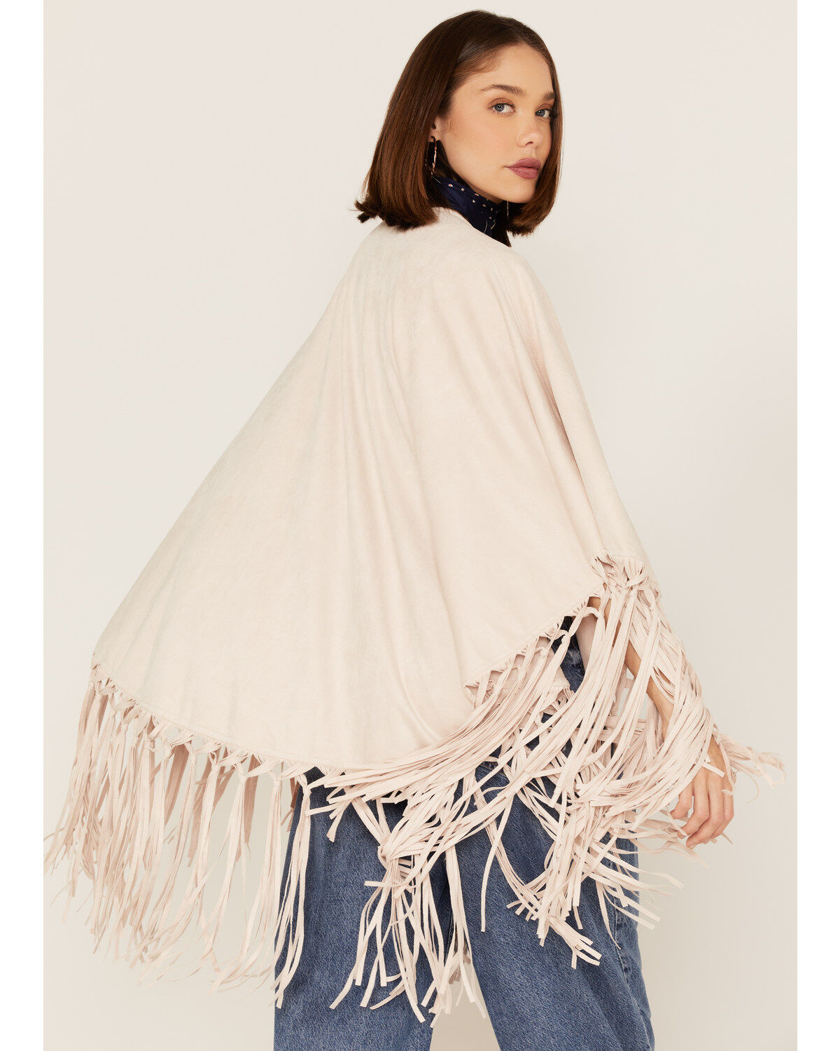 Image #4 - Tasha Polizzi Women's Sierra Shawl, Ivory, hi-res