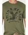 Image #3 - Smith & Wesson Men's Empowering Americans  Badge Short Sleeve Graphic T-Shirt, Olive, hi-res