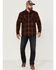 Image #3 - Ariat Men's Hiller Retro Plaid Snap Western Flannel Shirt, Maroon, hi-res