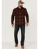 Ariat Men's Hiller Retro Plaid Snap Western Flannel Shirt , Maroon, hi-res