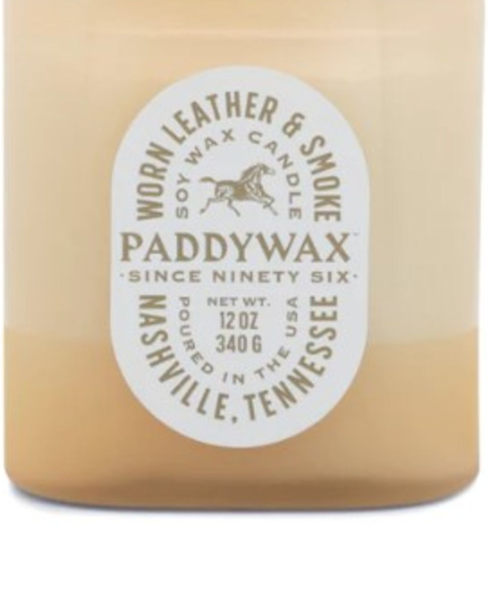 Paddywax Vista 12oz Tan Glass Candle