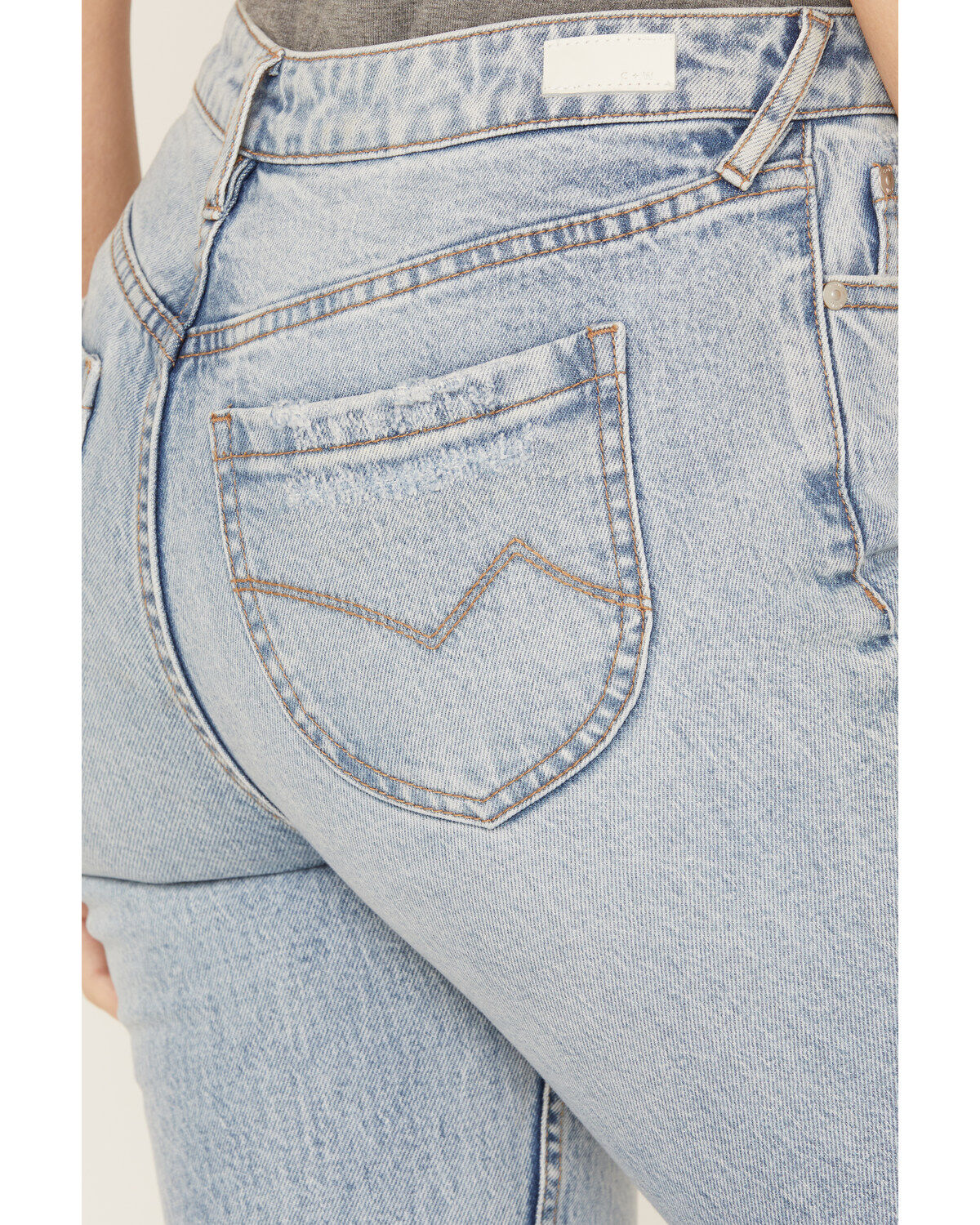 Product Name:  Cleo + Wolf Women's Light Wash High Rise Slim Bootcut Jeans