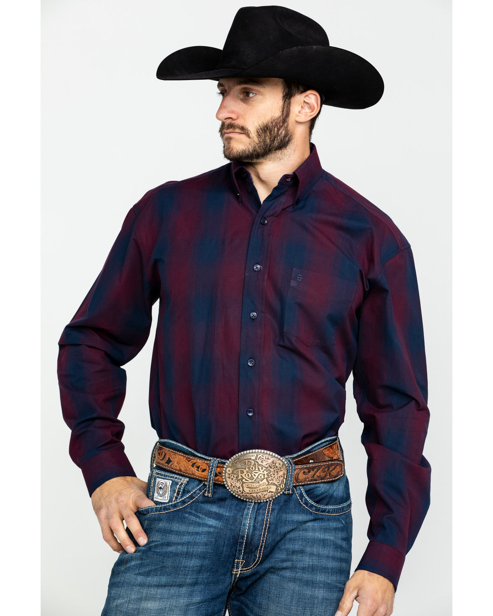 Satin cowboy shirt online