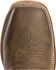 Cody James Men's Saddle Vamp Western Boots - Broad Square Toe, Brown, hi-res